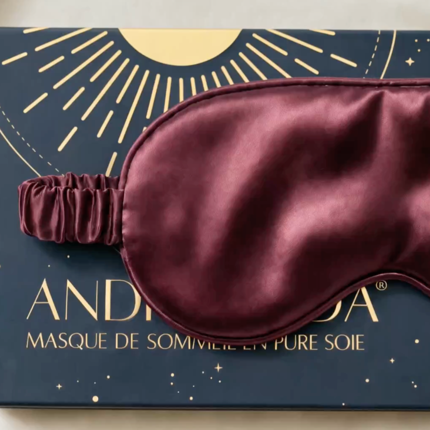 Masque de sommeil en soie - Rituel de sommeil inclus